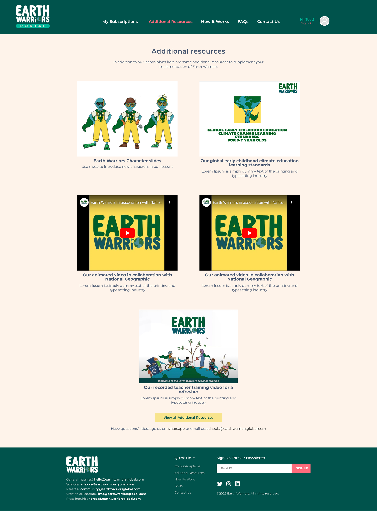 Additional resources