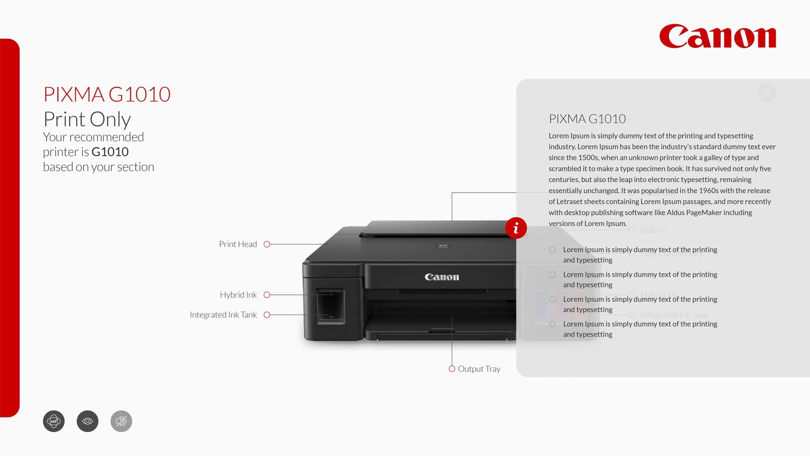 Product features
