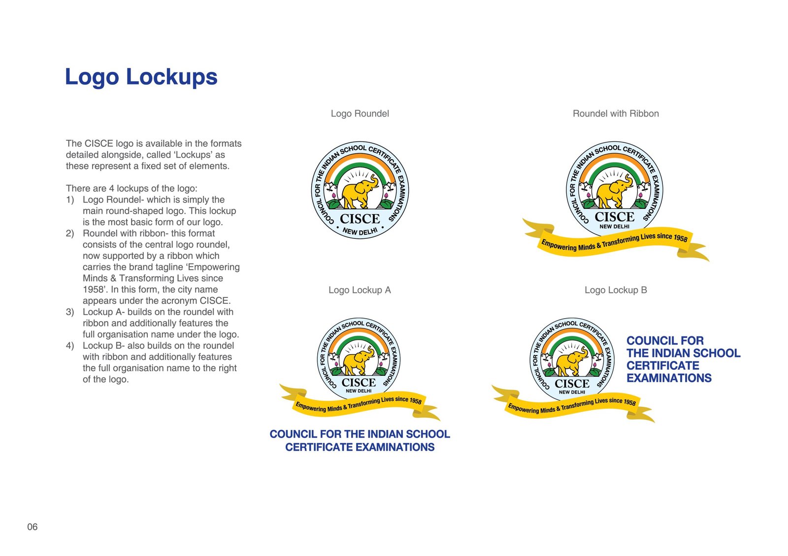 Guideline pages