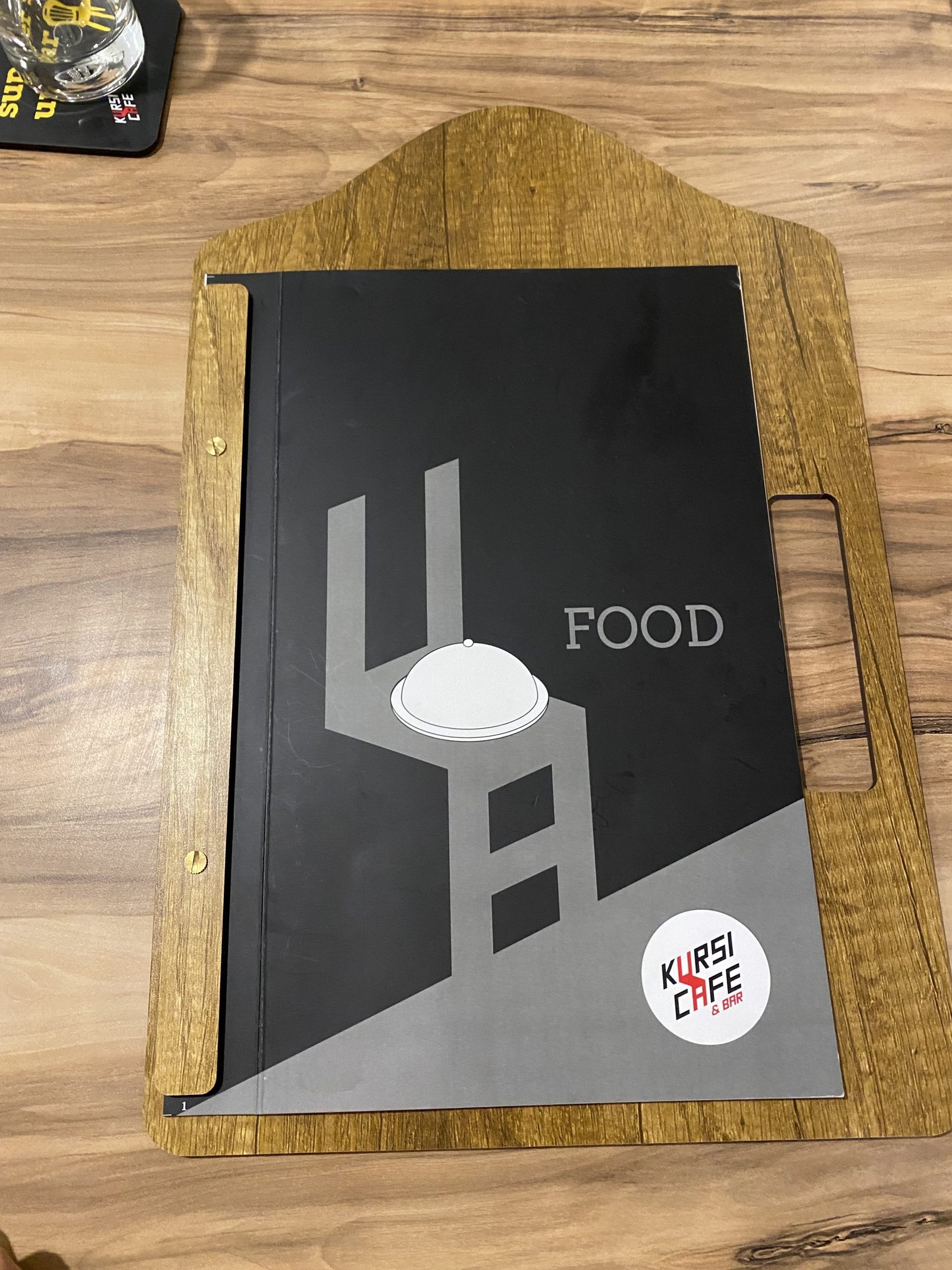 Menu cover