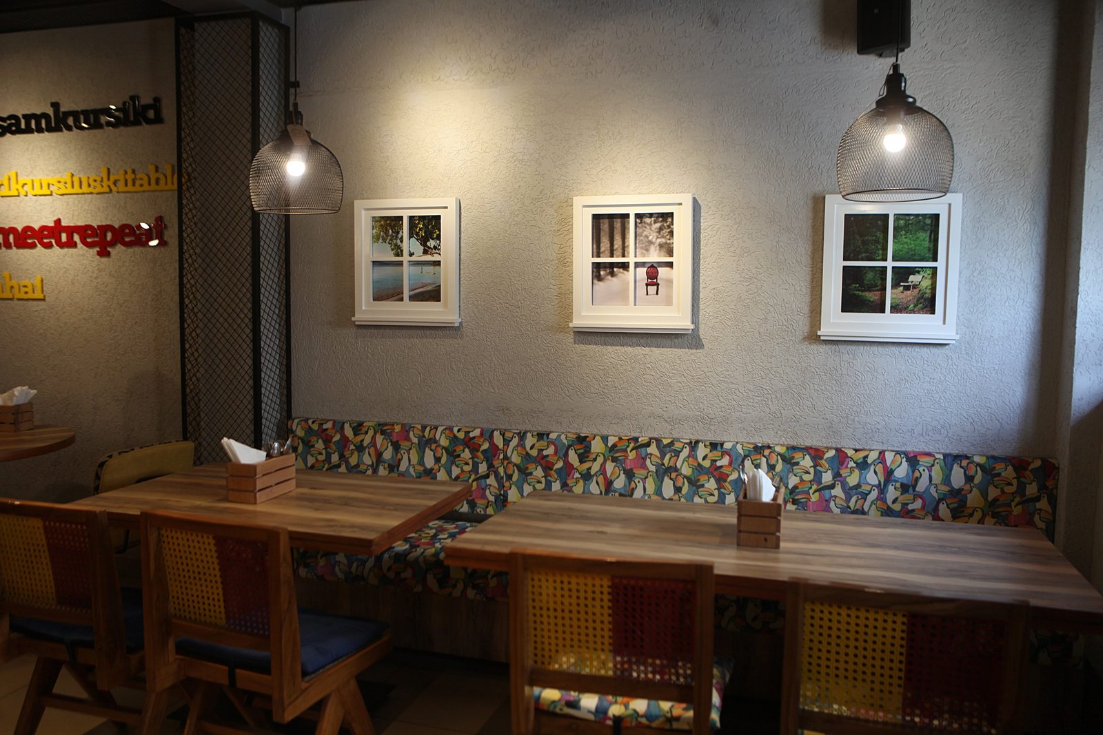 Frames wall