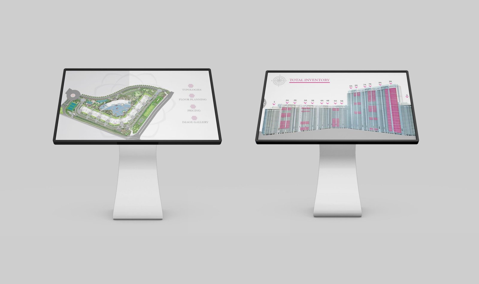 Site plan and typology visual guide