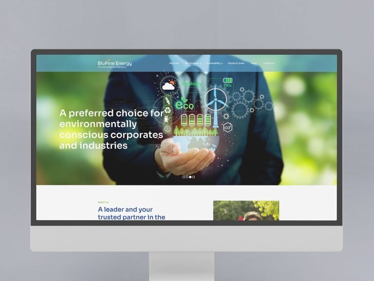 Blupine Energy website