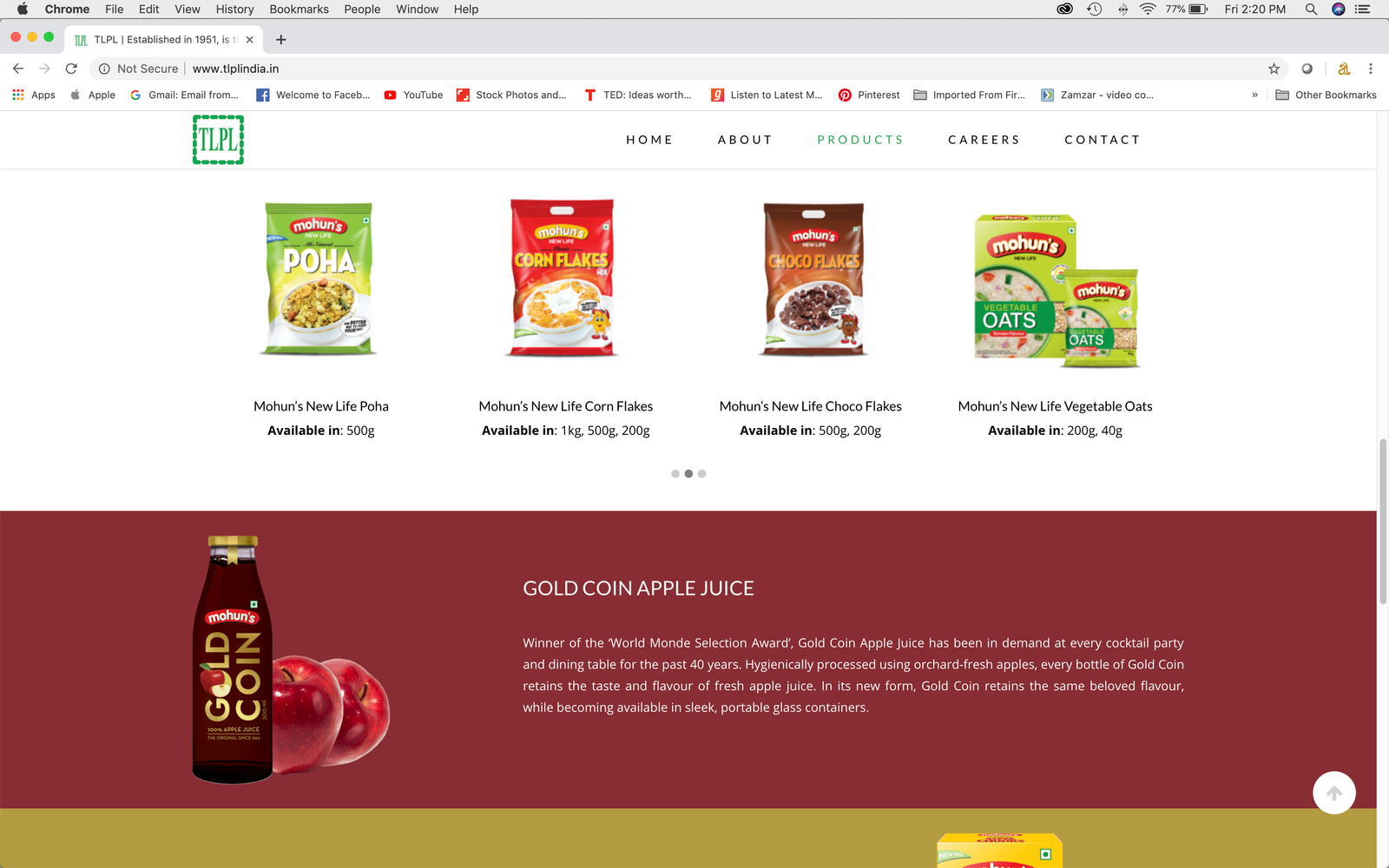 Product Range