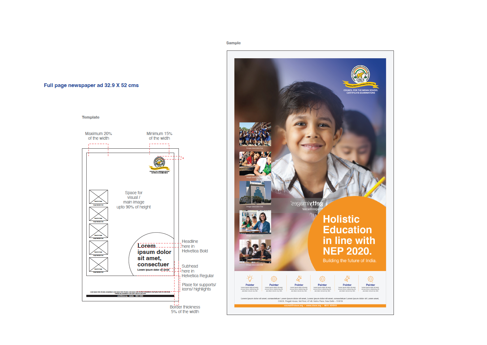 Guideline pages