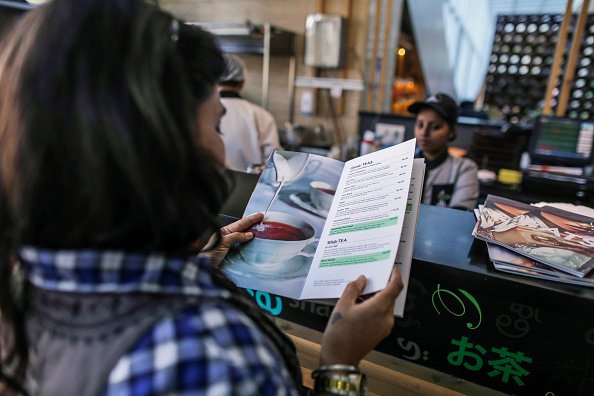 Browsing the menu