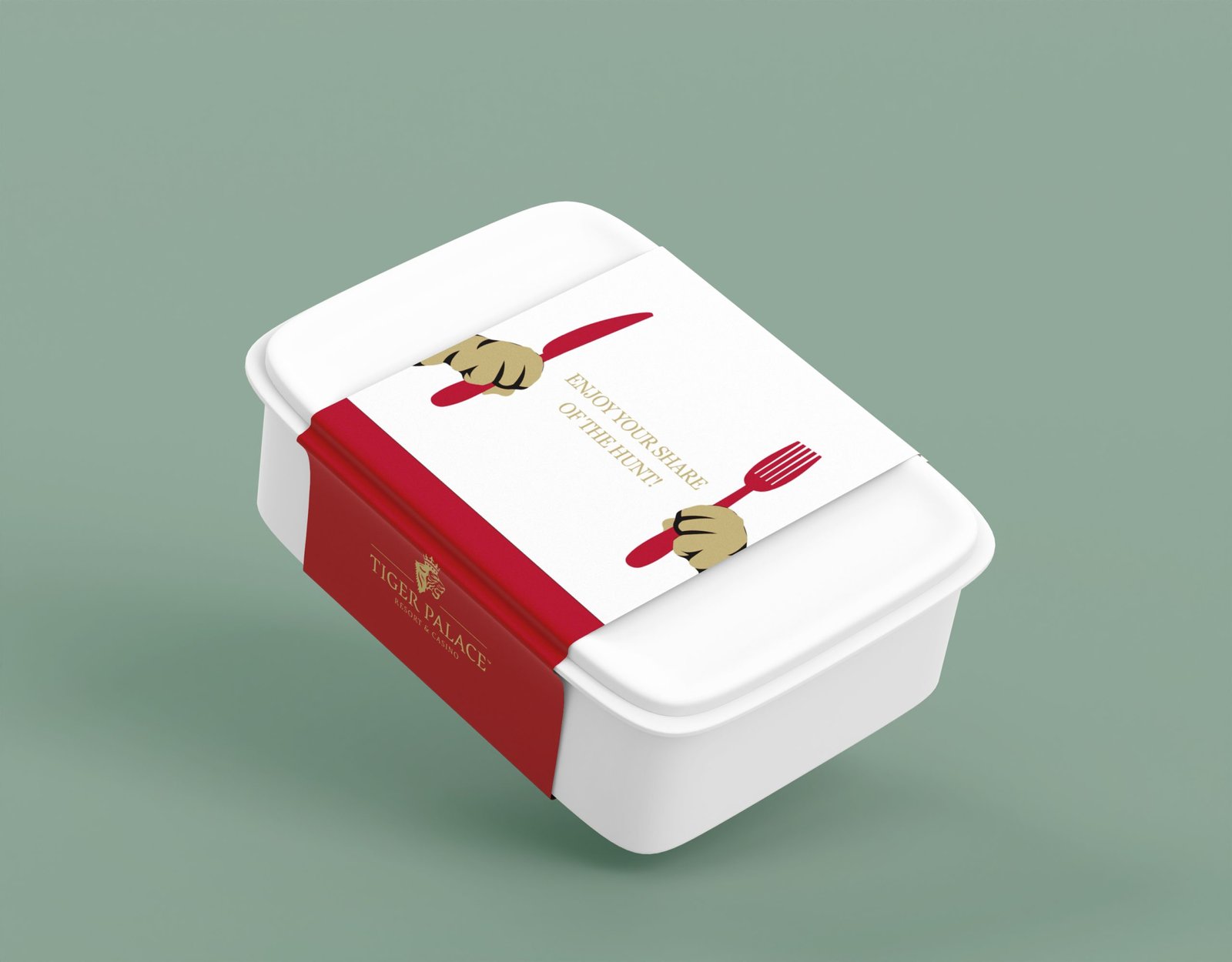 Take away box sleeve