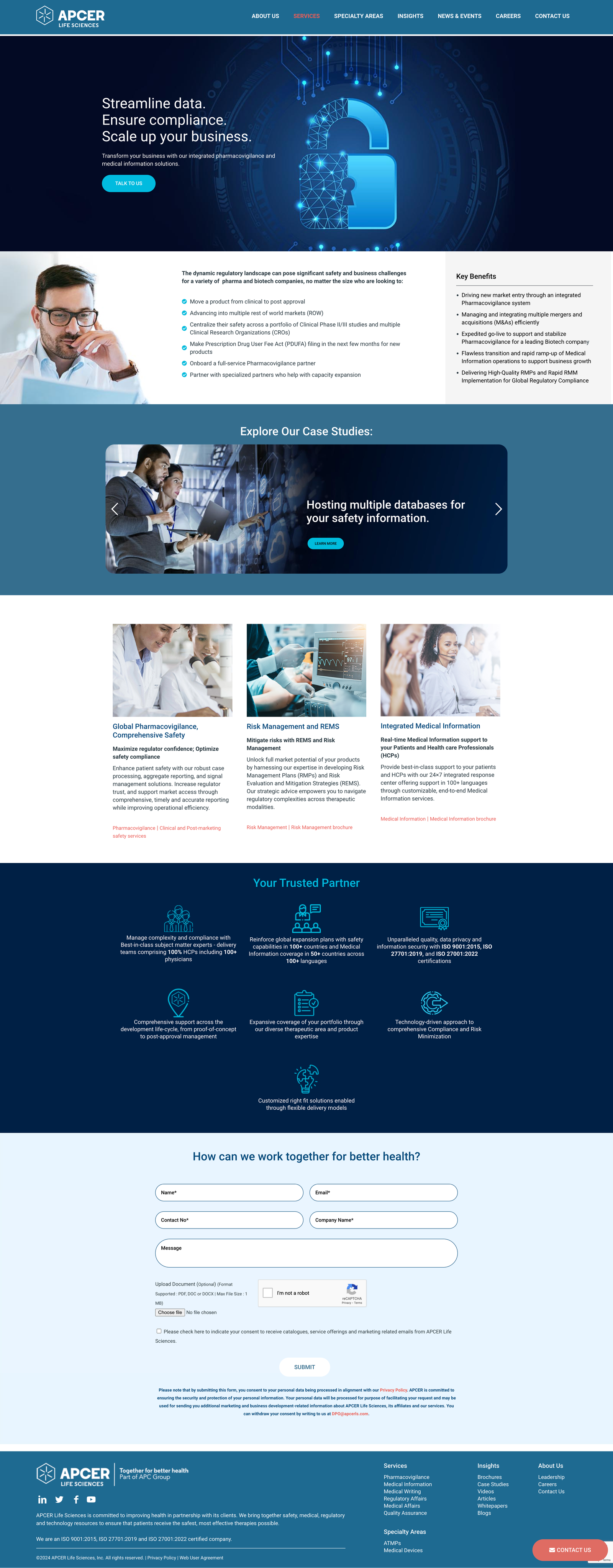 PV+MI integrated services page