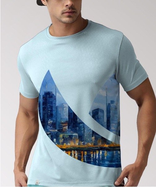 falcon as a design element on tshirt
